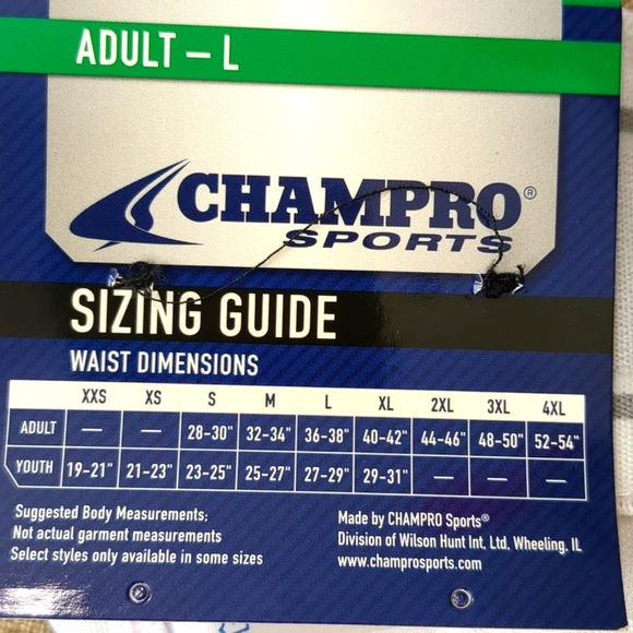 NWT Champro Baseball Knicker Pants White With Red Piping  Mens Sz L - Picture 10 of 12